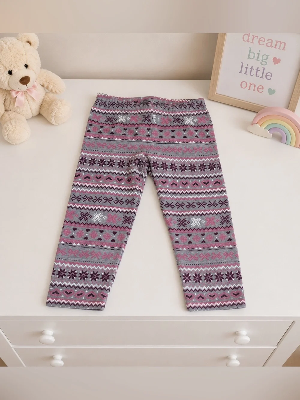 Little Miss Attitude- 3T Snowflake Pants